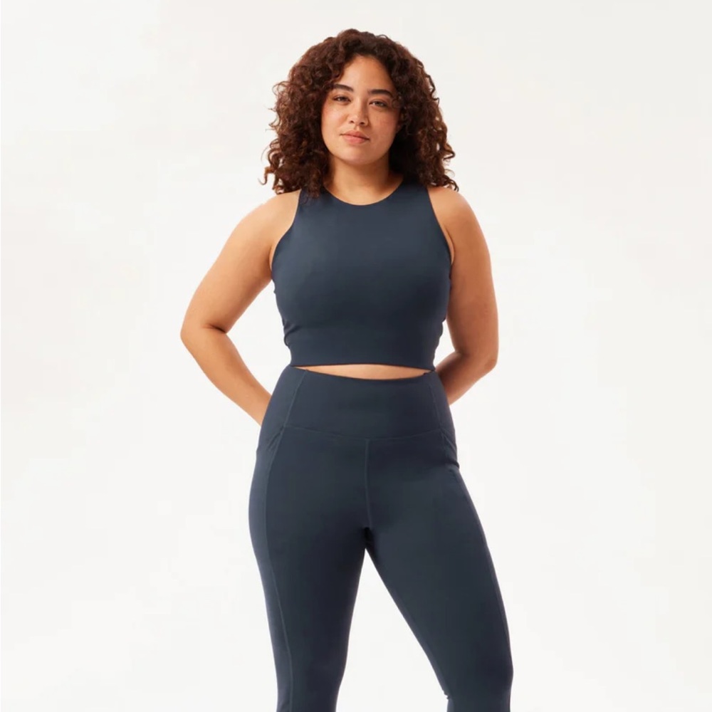 GIRLFRIEND COLLECTIVE Dylan Tank Bra - Midnight